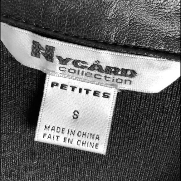 Leather jacket Black EUC - Picture 6 of 6